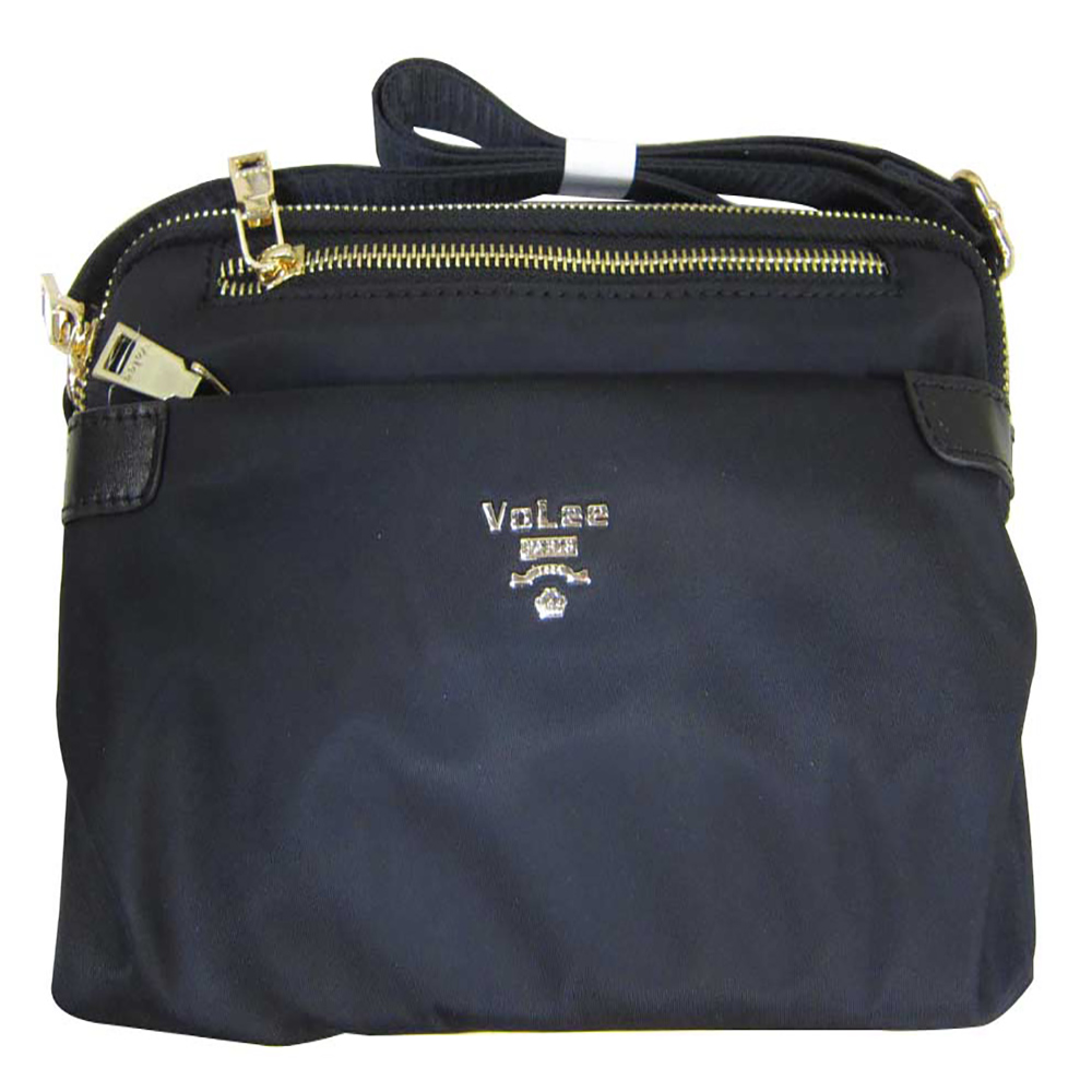 Volee 斜側背小容量可肩背斜背進口專櫃主袋內二隔層袋口(