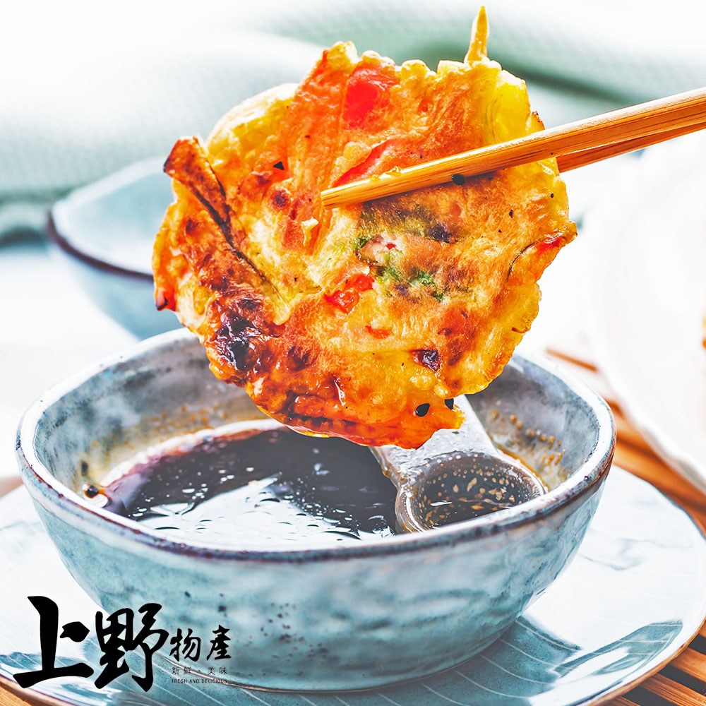 上野物產 24片 蝦仁海鮮煎餅(200g±10%/片 炸物 