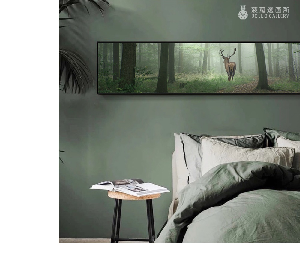 菠蘿選畫所 橫幅床頭畫系列掛畫-40x160cm(客廳沙發背