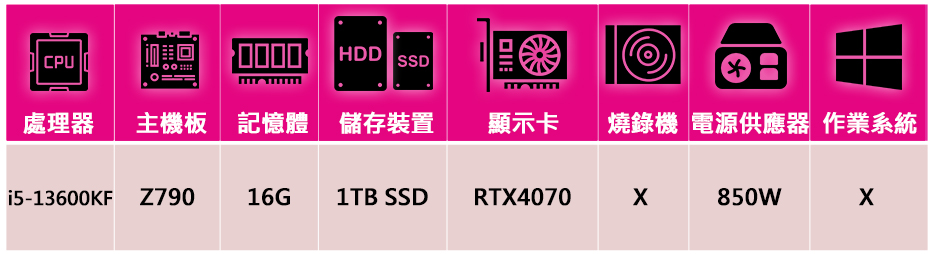 技嘉平台 i5十四核GeForceRTX4070{犀牛戰將i