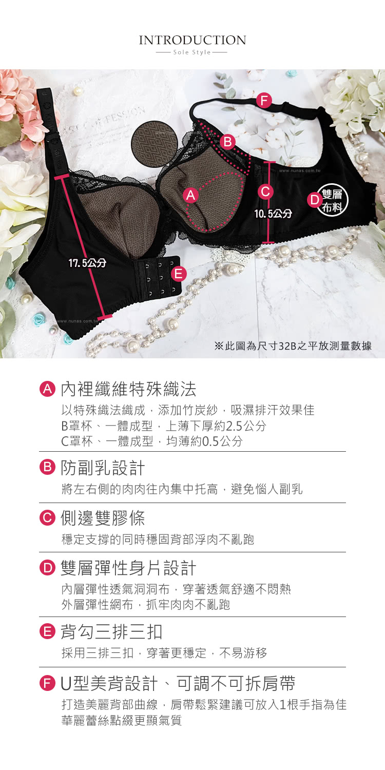 魔莉莎 成套組 台灣製沐浴晨光軟鋼圈低脊心集中爆乳包覆防副乳