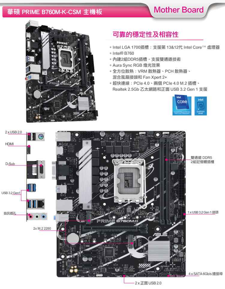 Intel LGA 1700插槽支援第 1312代 Intel Core 處理器