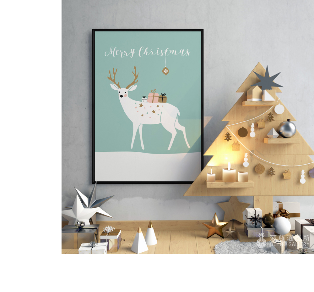 菠蘿選畫所 聖誕禮物 • 麋鹿 - 30x40cm(聖誕節禮