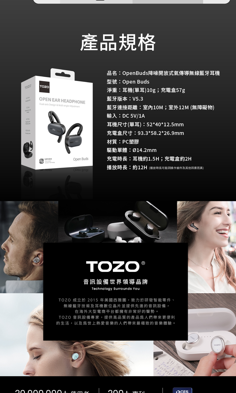 TOZO æç«æ¼2015å¹´ç¾åè¥¿éå,è´åæ¼ç ç¼æºè½é¶ä»¶ã
