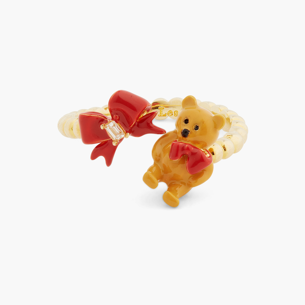 Les Nereides 聖誕夜驚喜-泰迪熊與紅緞帶戒指品牌