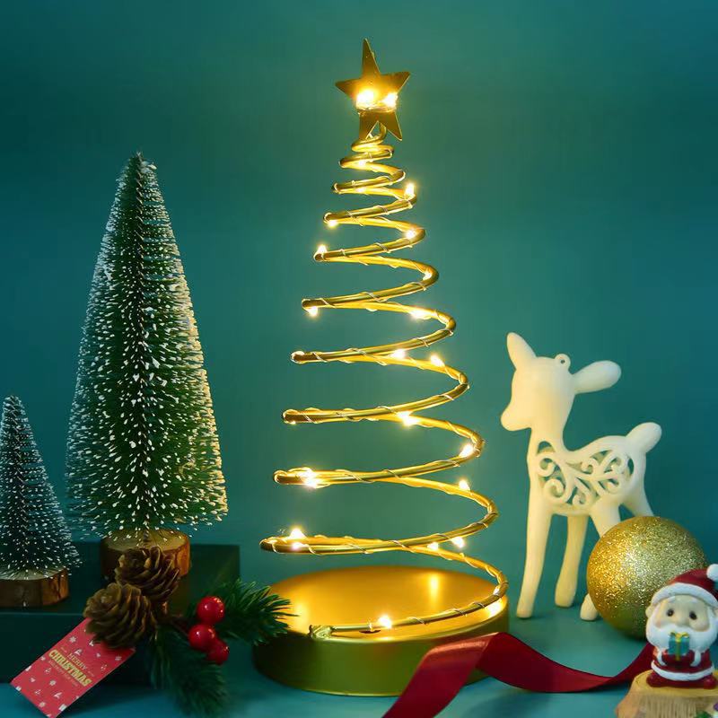DOBRY 多博立 北歐簡約螺旋造型許願燈 聖誕燈(夜燈 氣