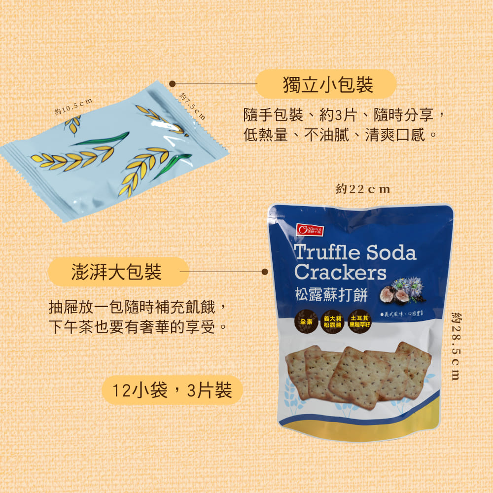 隨手包裝、約3片、隨時分享,