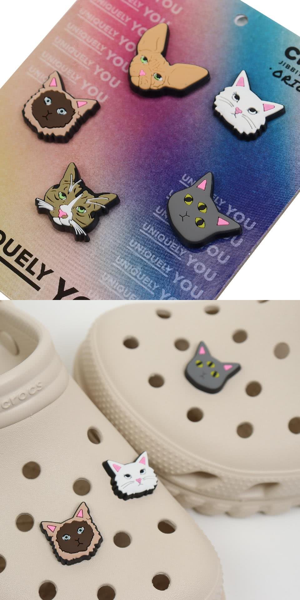 Crocs 鞋扣 Odd Kitties 貓 卡駱馳 貓咪 