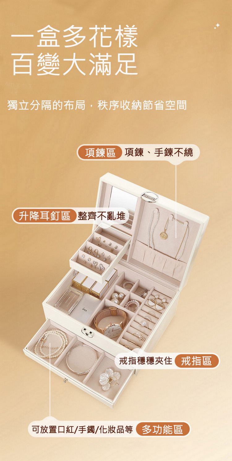 獨立分隔的布局,秩序收納節省空間