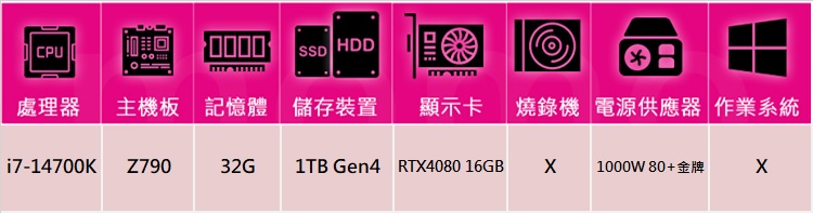 華碩平台 i7廿核GeForce RTX 4080{叛神宗師