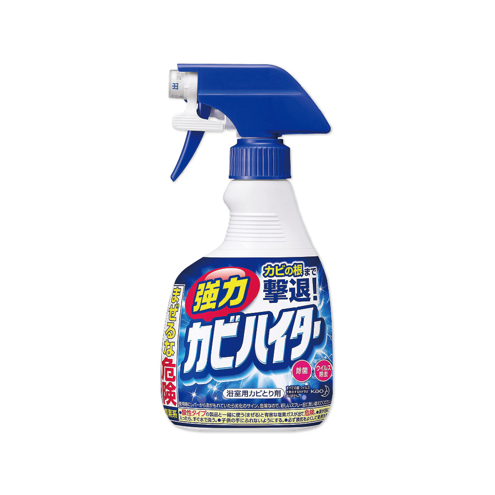 日本花王KAO 浴室免刷洗5分鐘瞬效強力拔除霉根鹼性濃密泡沫