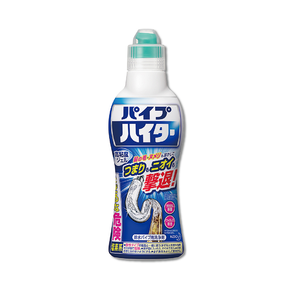 日本花王Kao Haiter強黏度疏通排水管凝膠清潔劑500