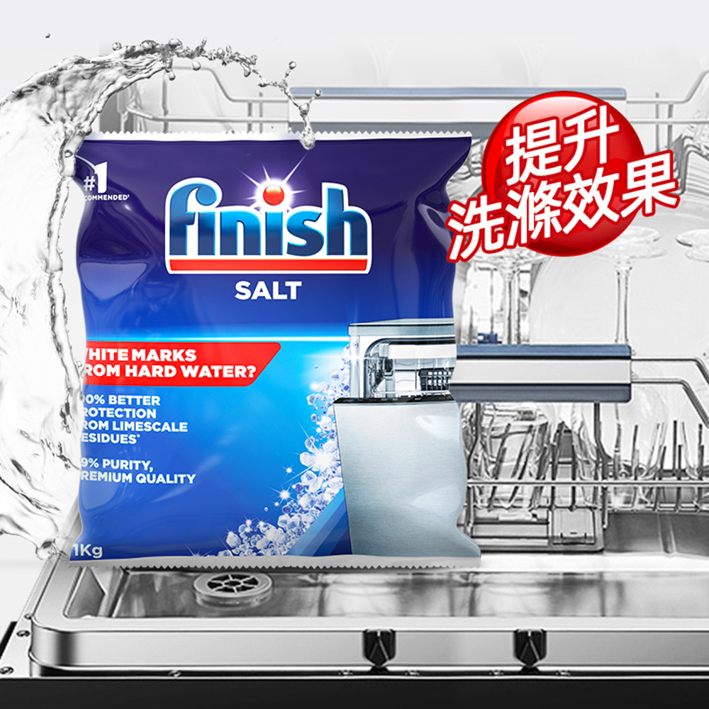 finish 亮碟 洗碗機專用全效合一洗碗塊24顆+光潔潤乾
