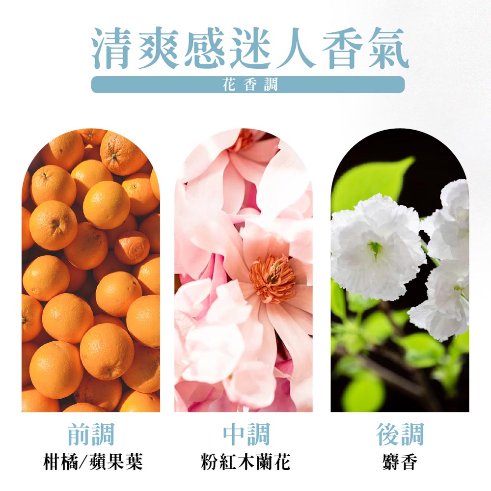 清爽感迷人香氣