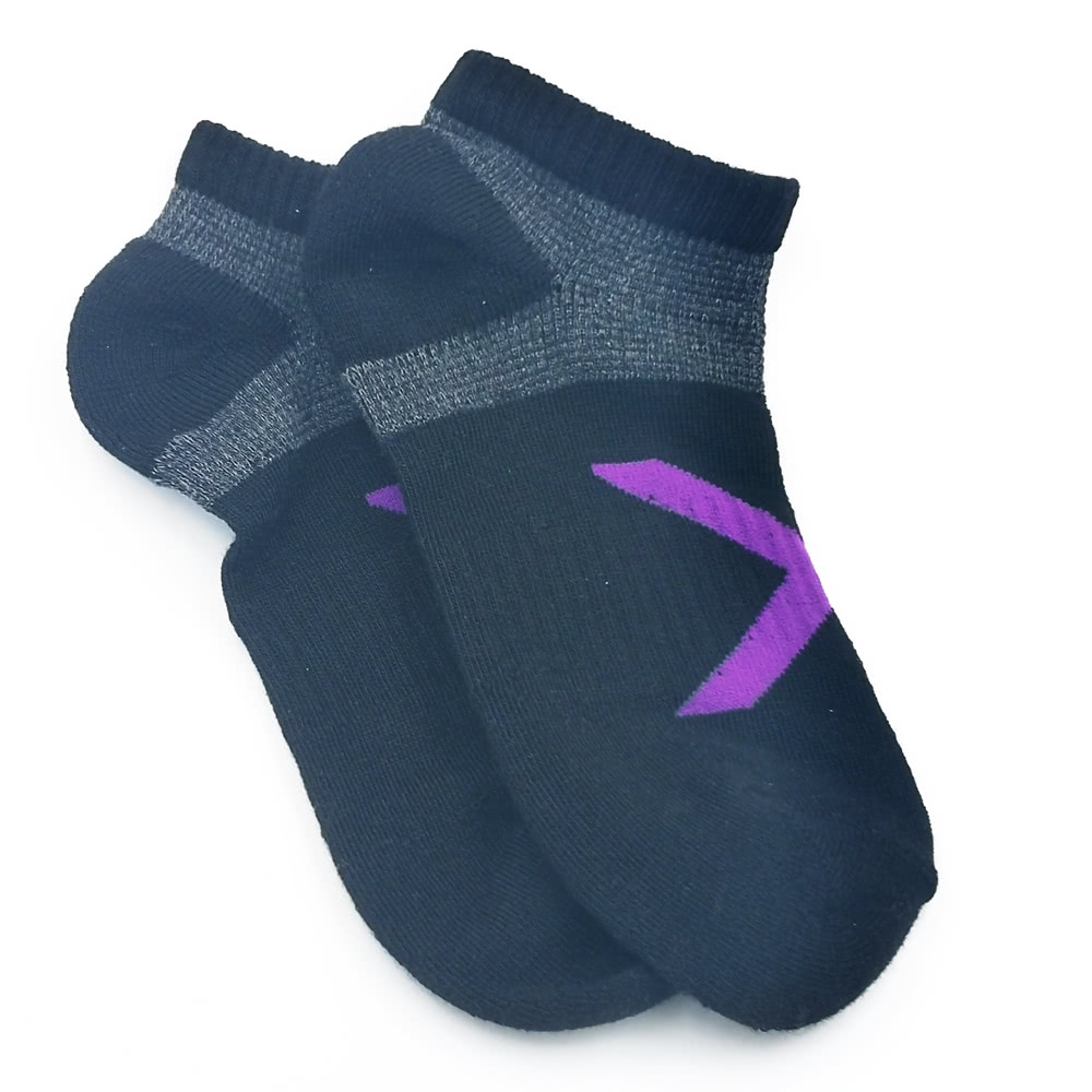 浚松嚴選 機能足弓氣墊襪(二組入/1組6雙/顏色隨機出貨) 