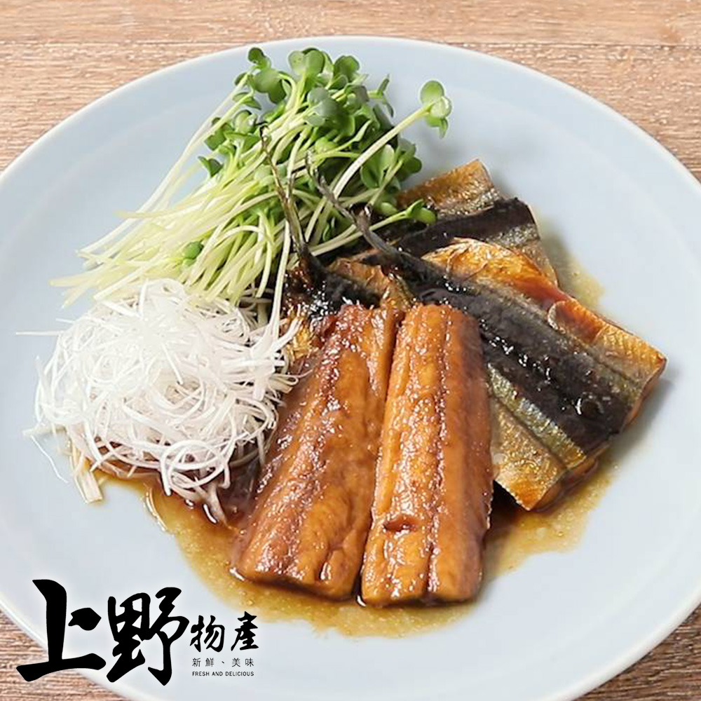 上野物產 10包 日式蒲燒秋刀魚(100g±10%/包)折扣