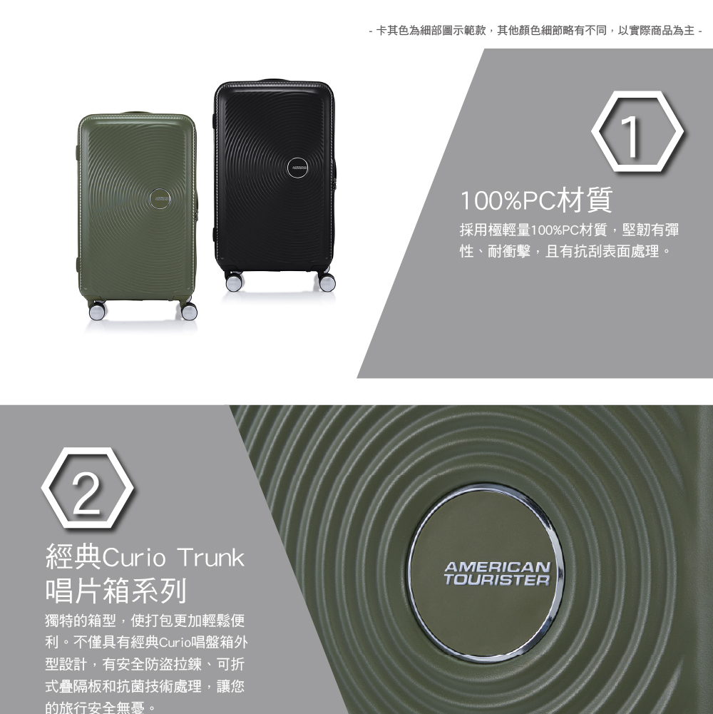 卡其色為細部圖示範款,其他顏色細節略有不同,以實際商品為主