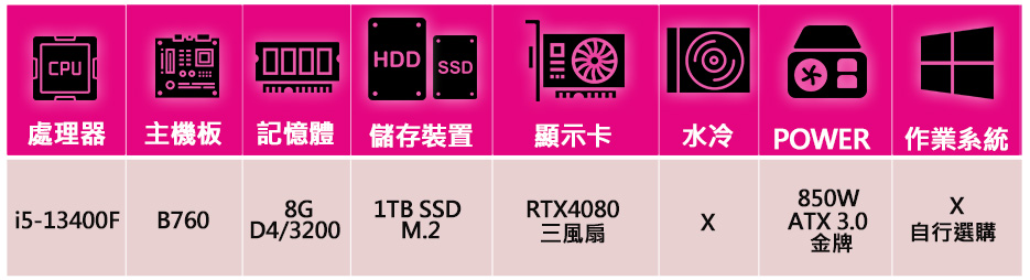 微星平台 i5十核Geforce RTX4080{神秘火焰使