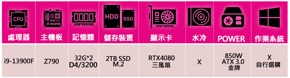 微星平台 i9二四核Geforce RTX4080{開張大吉