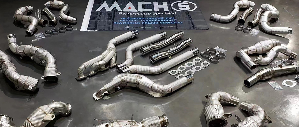 Mach5 AUDI SQ5 高流量帶三元催化排氣管_O/G