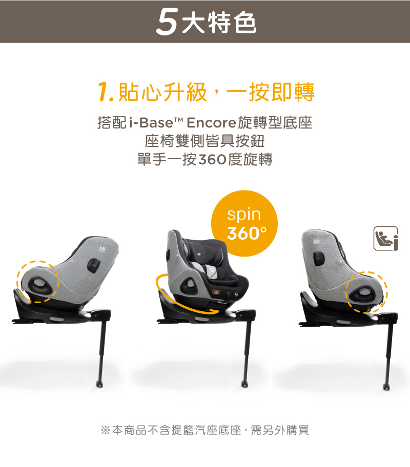 搭配iBase Encore旋轉型底座