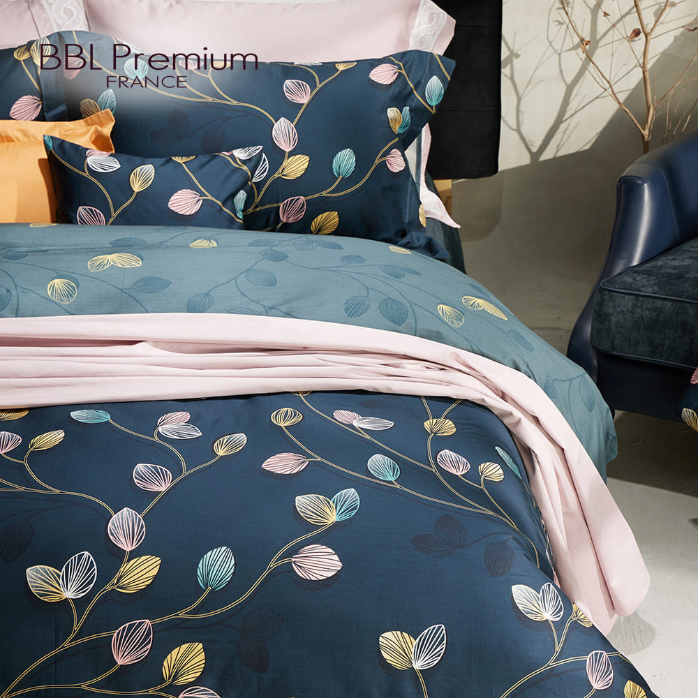 BBL Premium 100%長纖細棉印花兩用被床包組-可