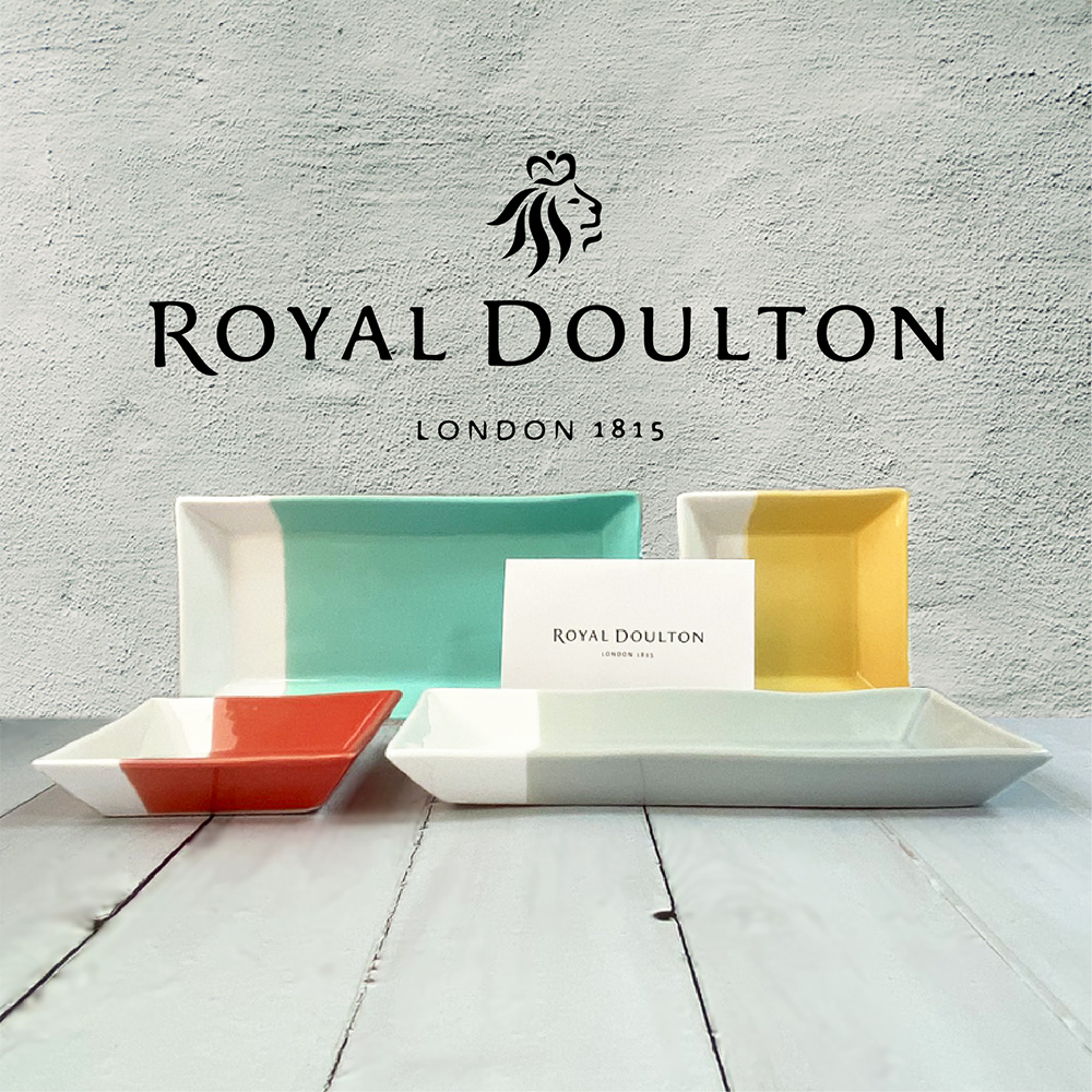 Royal Doulton 皇家道爾頓 和風方盤4件組(方盤
