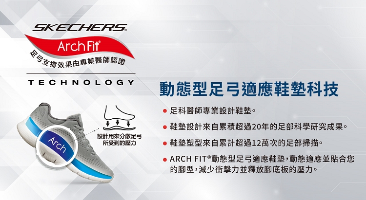 SKECHERS 女鞋 休閒系列 ARCH FIT 2.0(