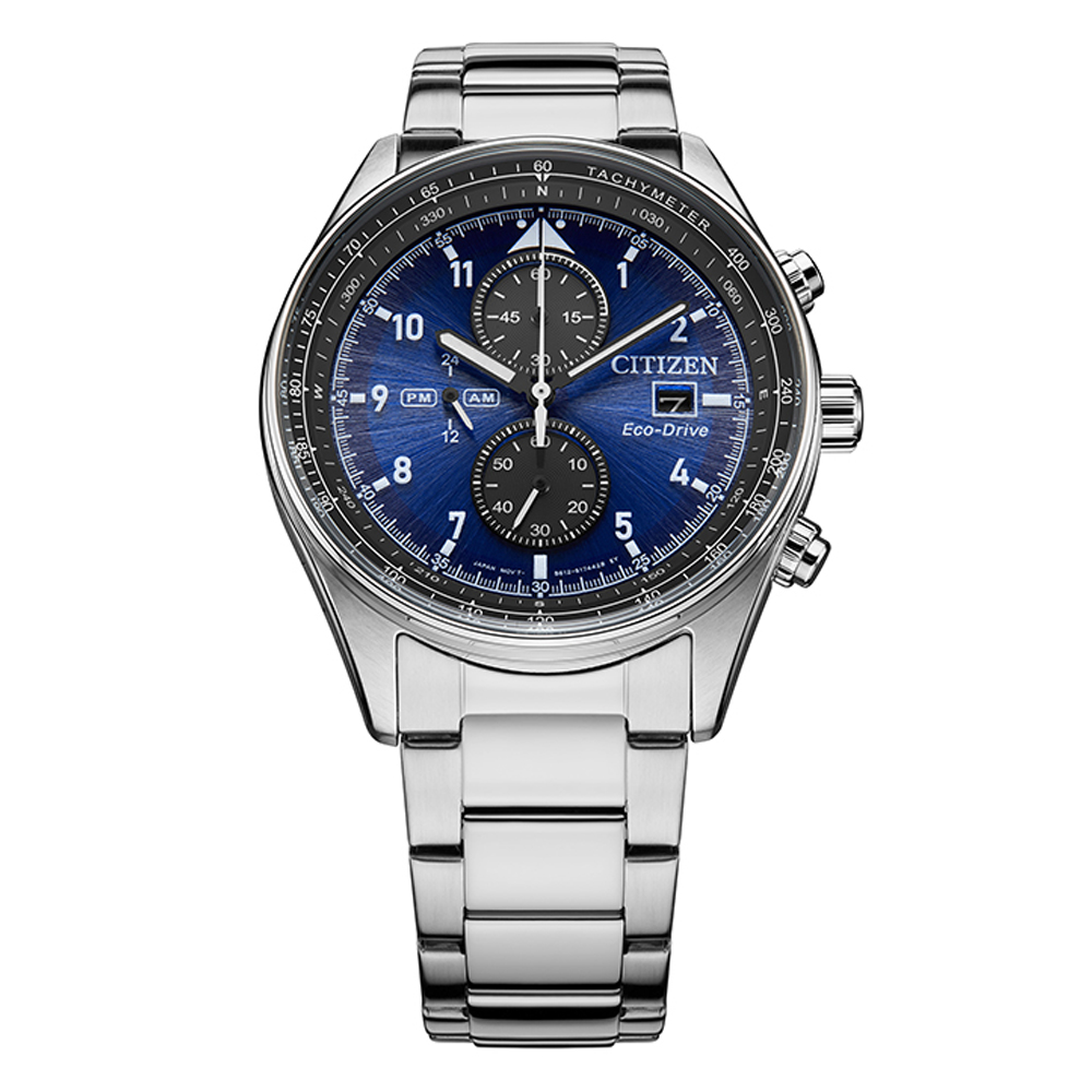 CITIZEN 星辰 Chronograph系列 時尚光動能