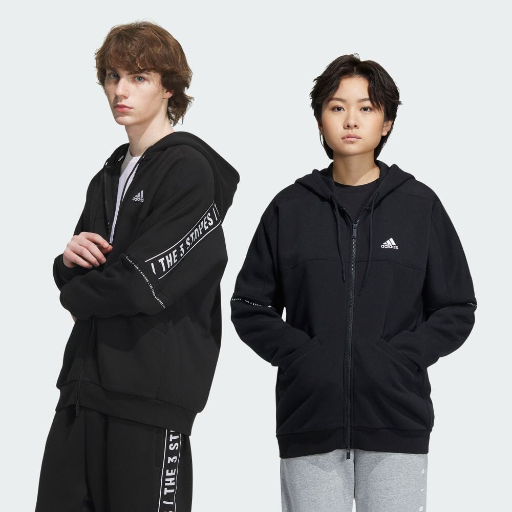 adidas 愛迪達 WORD 連帽運動外套(IK7357 