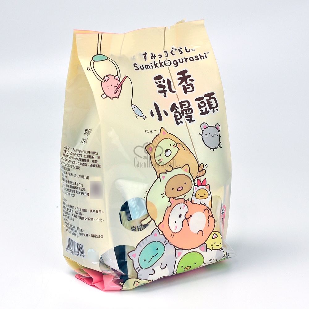 京田製菓 角落小夥伴乳香小饅頭X4袋(150g/袋 牛奶口味