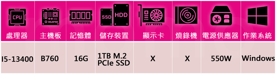 技嘉平台 i5十核Win11P{左輪衝鋒W}文書機(I5-1