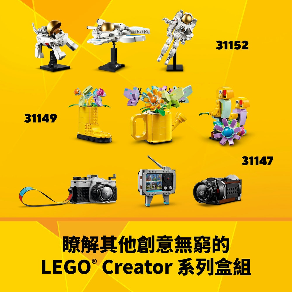 瞭解其他創意無窮的 LEGO Creator 系列盒組