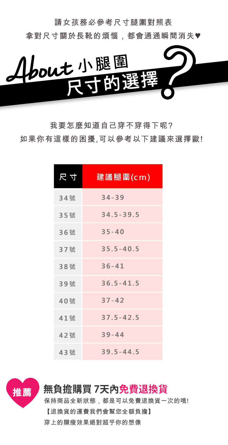 Ann’S 告別小腿肌-加寬版還你瘦瘦腿超彈性直腿及膝靴7c