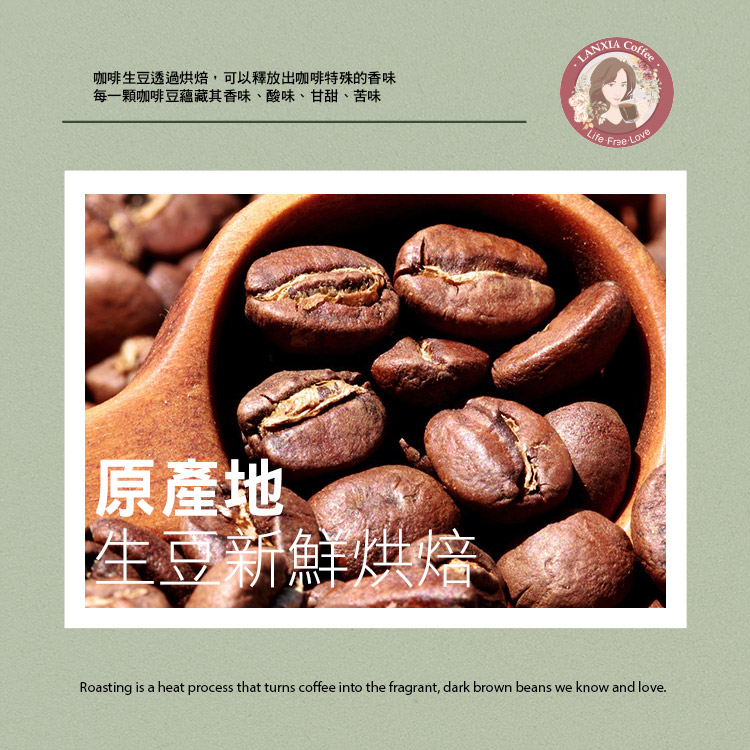 瀾夏 曼巴鮮烘咖啡豆(227g/袋)好評推薦