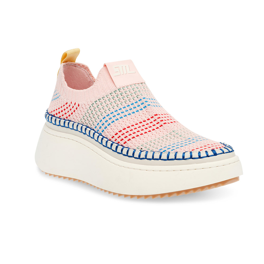 STEVE MADDEN DOUBLESHOT 編織布厚底襪