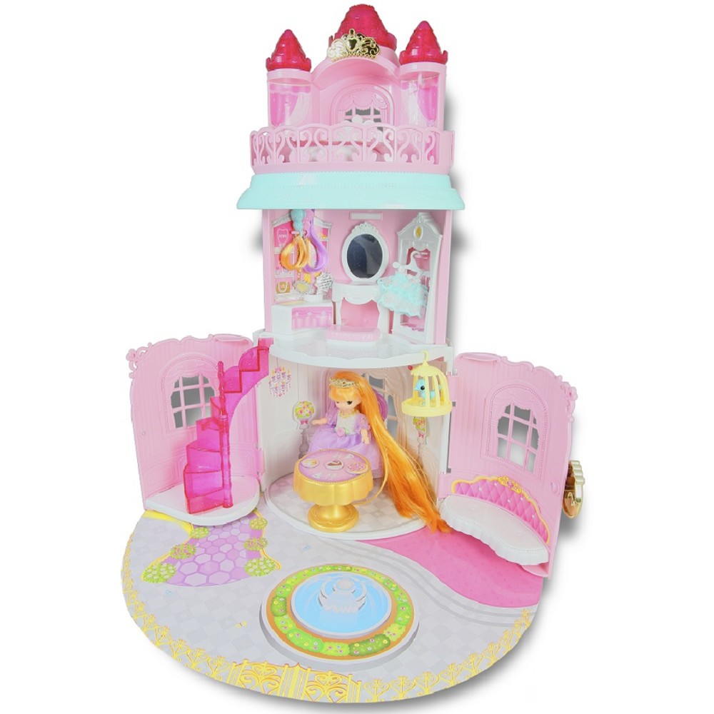 寶寶共和國 MIMI World 迷你MIMI長髮公主城堡(