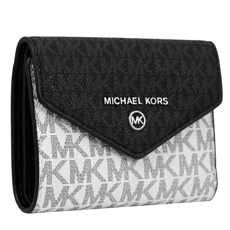 Michael Kors 經典MK LOGO印花拼色信封造型