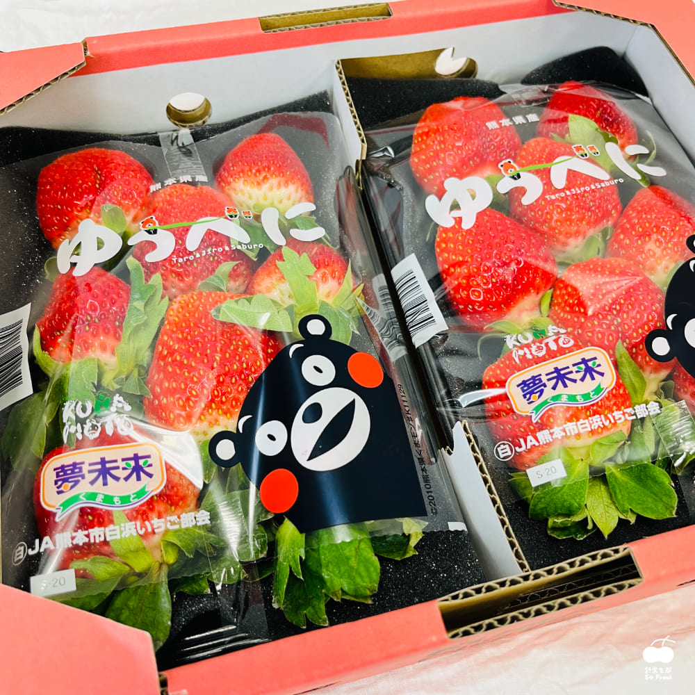 舒果SoFresh 日本熊本/佐賀/福岡/長崎草莓2盤x1盒