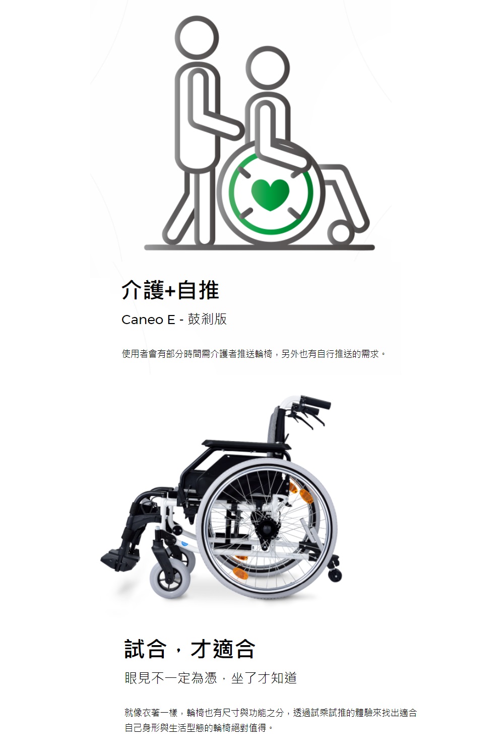 輪椅 調整移位型 輪椅BC款+附加功能A款(#醫用折疊輪椅#