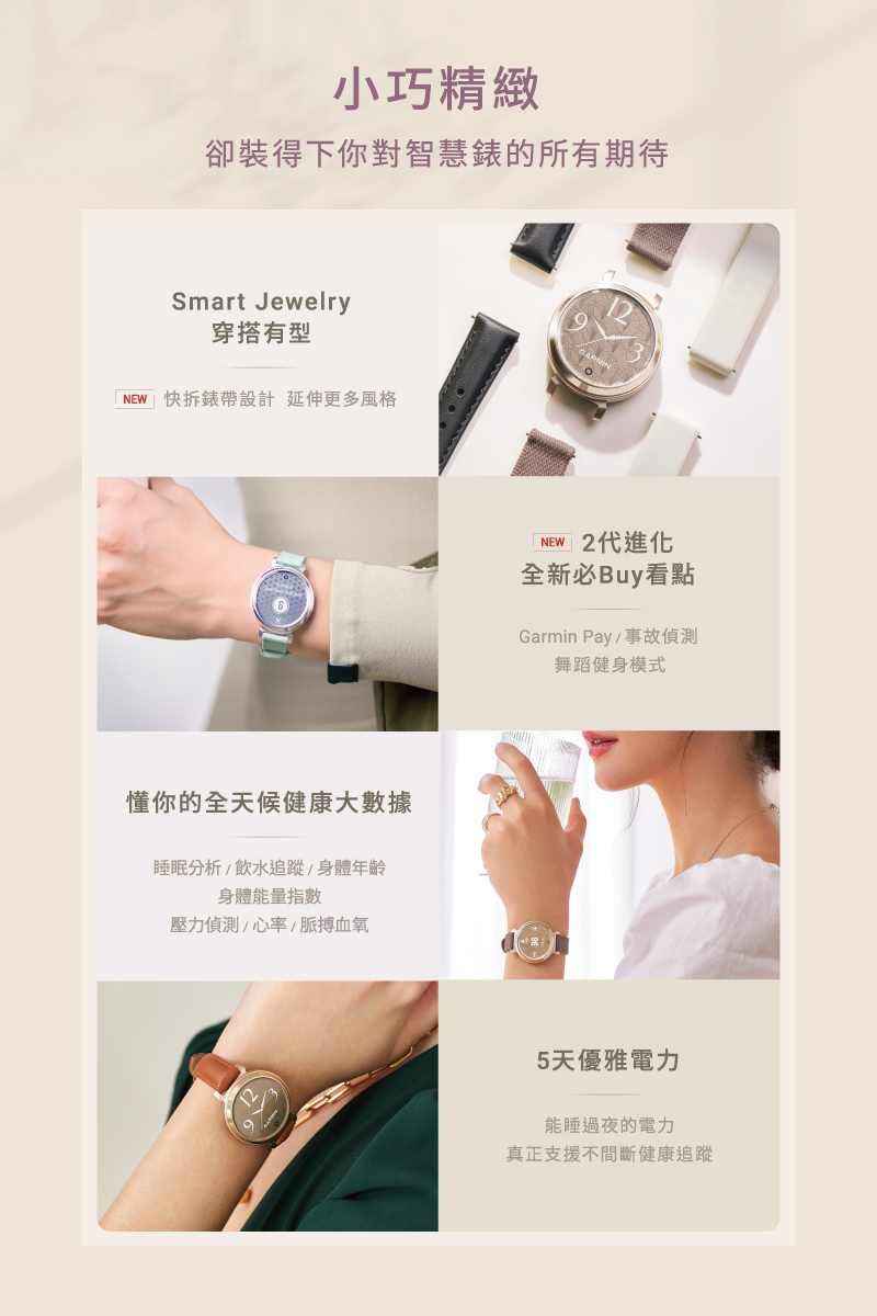 NEW快拆錶帶設計 延伸更多風格
