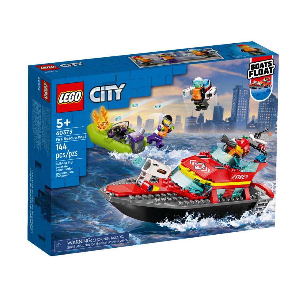 LEGO 樂高 #60373 城市 消防救援船評價推薦