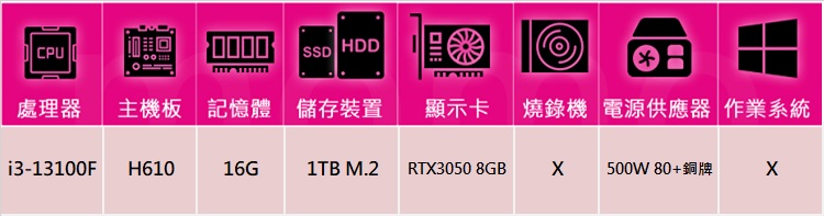 NVIDIA i3四核GeForce RTX 3050{聖戰