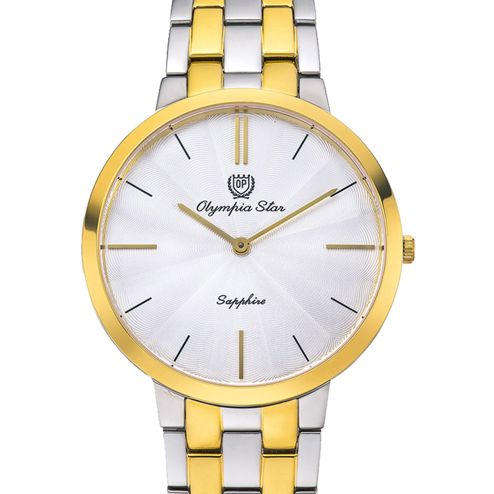 Olympia Star 奧林比亞之星 時尚水波紋腕錶(58