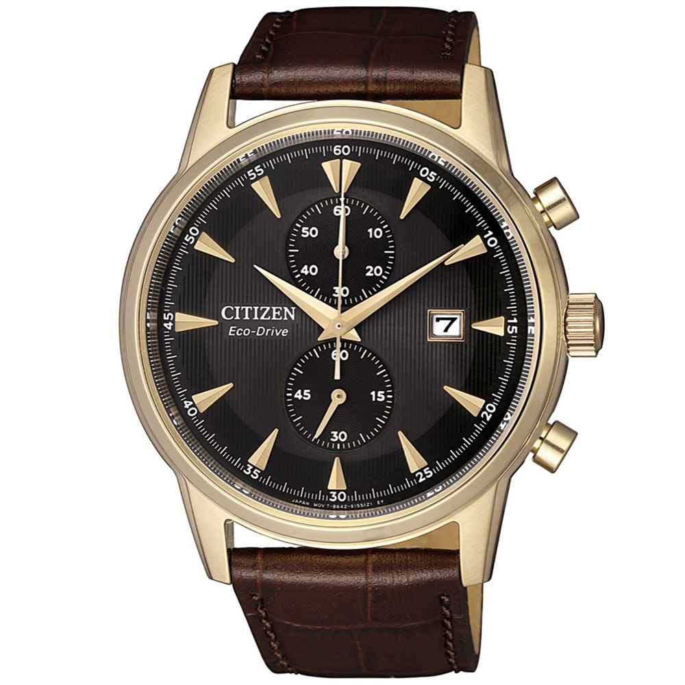 CITIZEN 星辰 Chronograph系列 紳士時尚 