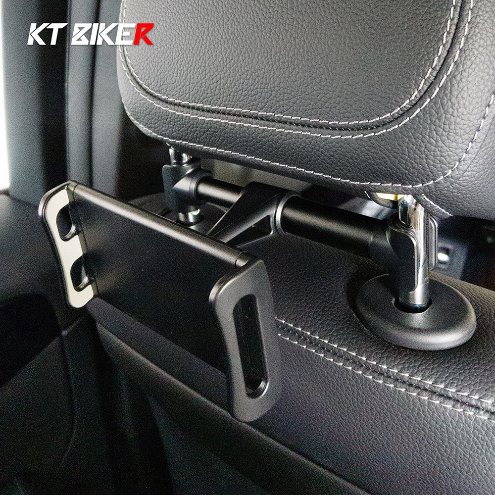 KT BIKER 汽車頭枕手機架(車用平板架 伸縮式平板架 