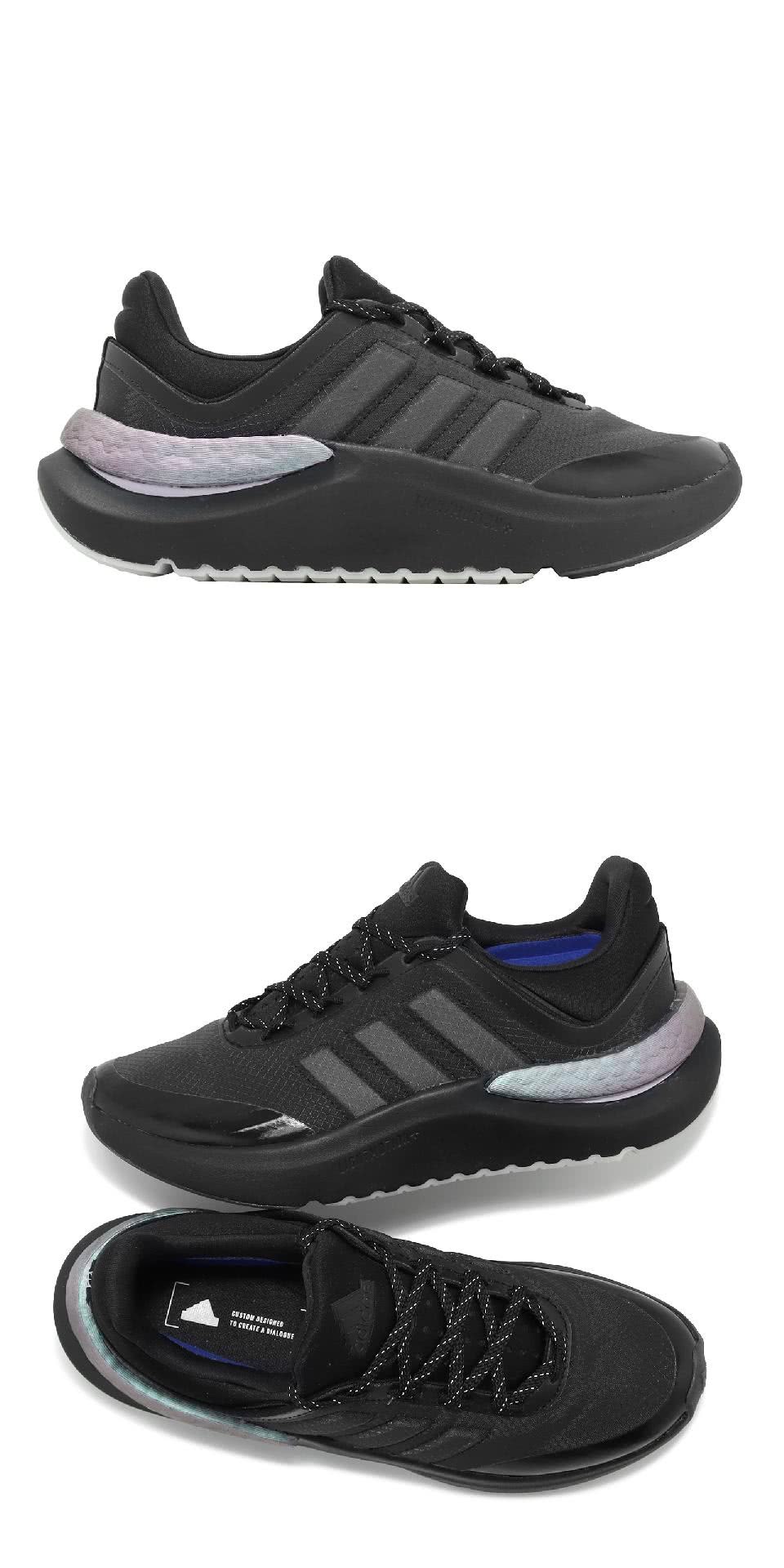 adidas 愛迪達 慢跑鞋 Znsara 女鞋 黑 銀 透