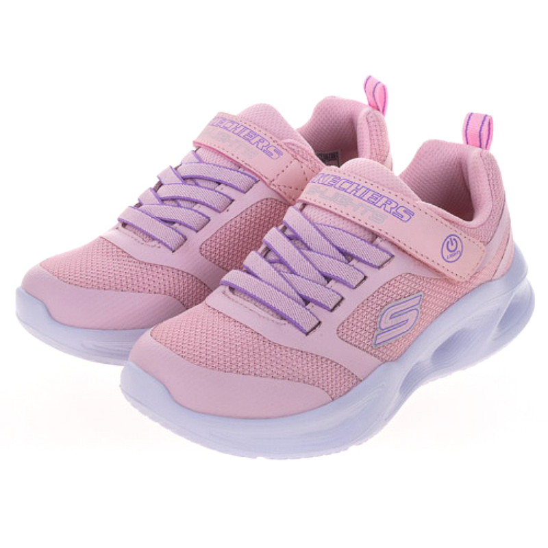 SKECHERS Sola Glow 中大童 女童 休閒鞋 