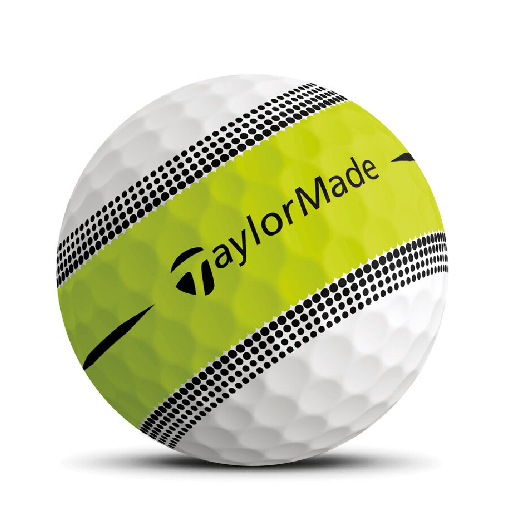 Taylormade 4色各3顆_3層高爾夫球_12顆_1盒