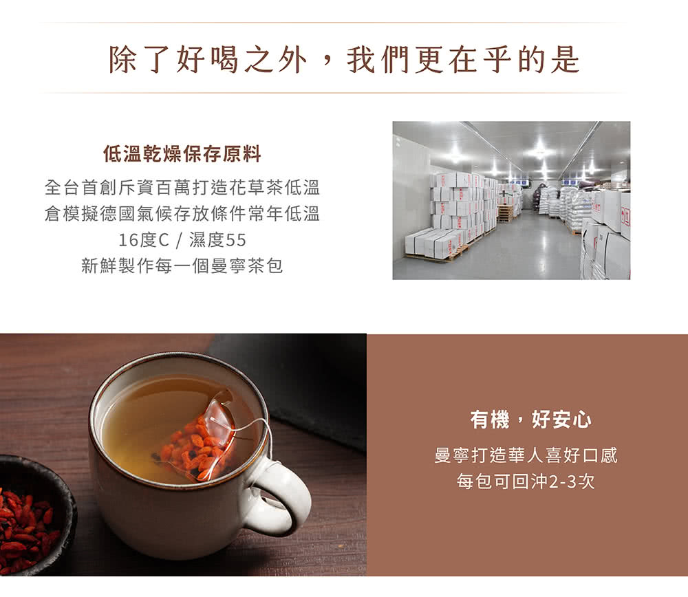 全台首創斥資百萬打造花草茶低溫